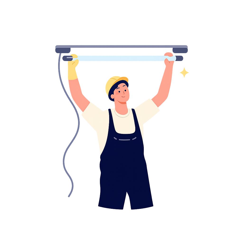 Electrical Contractor with Power Tools